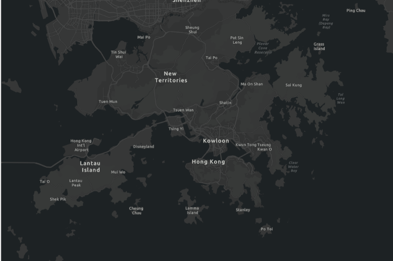 ArcGIS Dark Gray Canvas